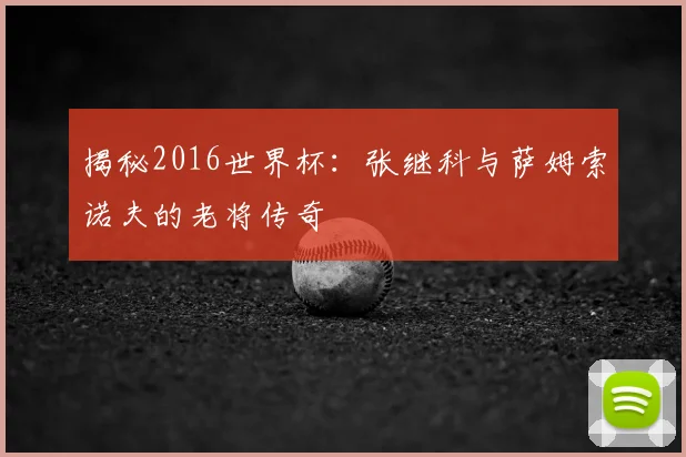 揭秘2016世界杯：张继科与萨姆索诺夫的老将传奇