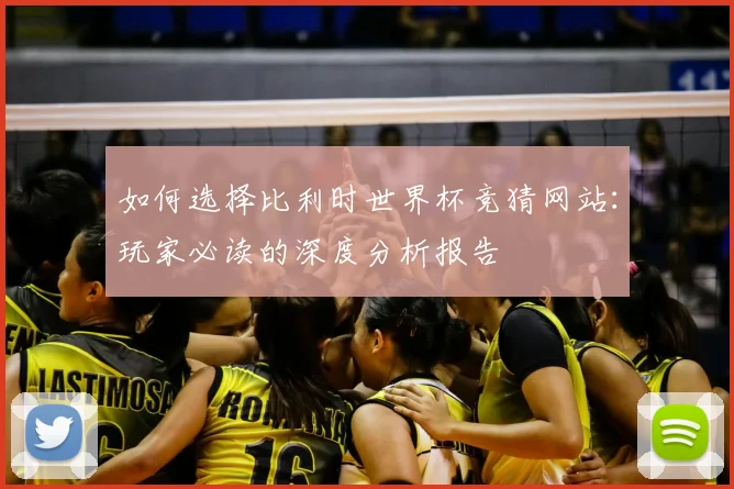 如何选择比利时世界杯竞猜网站:玩家必读的深度分析报告